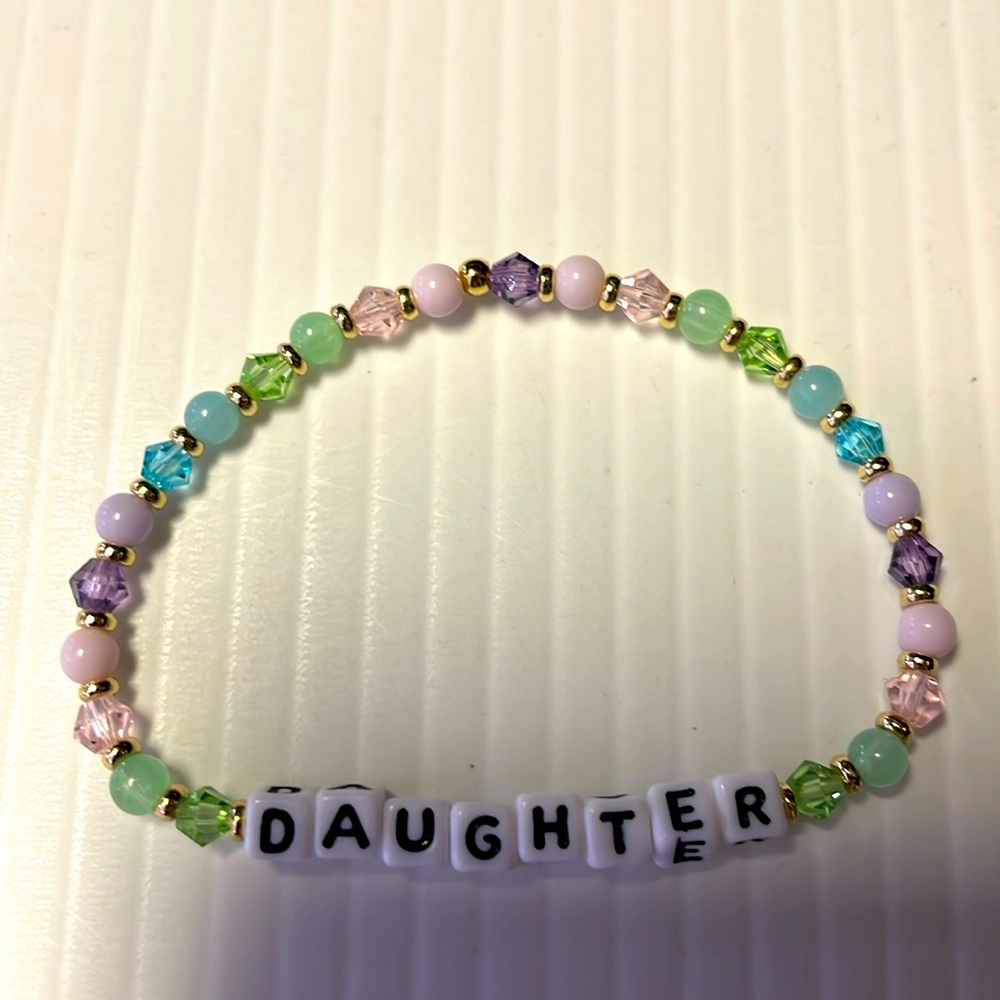 Friendship Bracelet- Daughter -Multicolored Beaded Bracelet